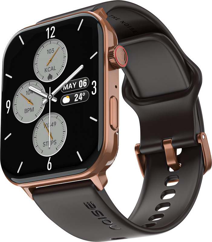 Noise Icon 5 with AI Watch Faces, AI Search, 1.95" AMOLED, Upto 10 Days Battery Smartwatch(Rose Pink Strap, Regular)