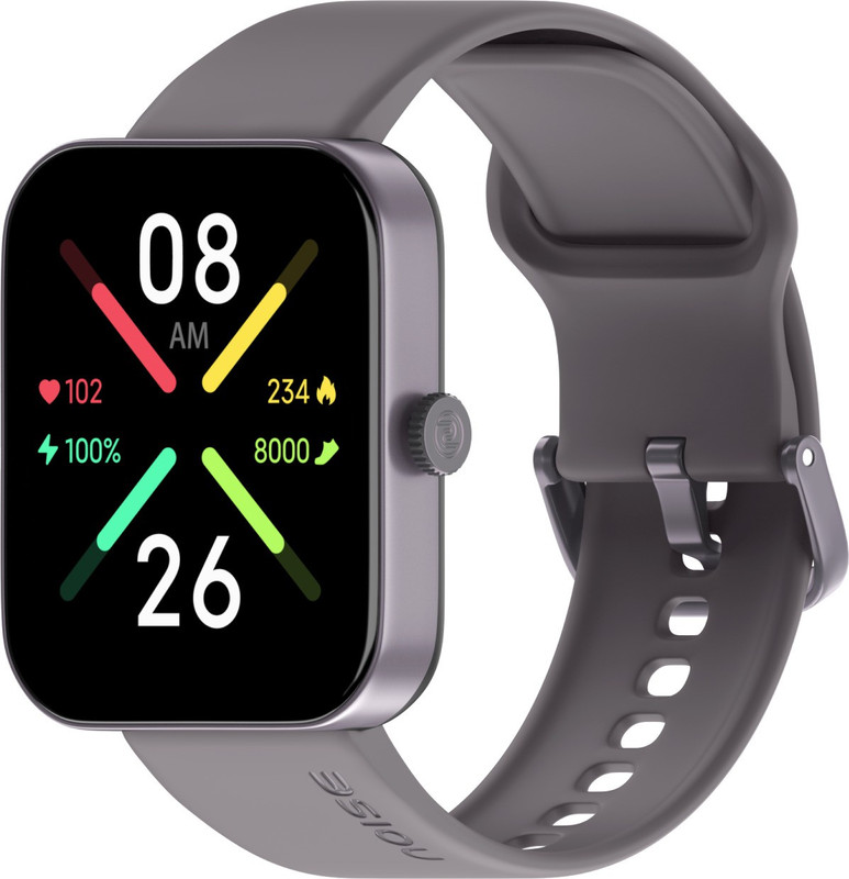 Noise Caliber 2 with 1.83'' Display, Upto 12 Day Battery, 60 Sports Mode Smartwatch(Purple Strap, Regular)