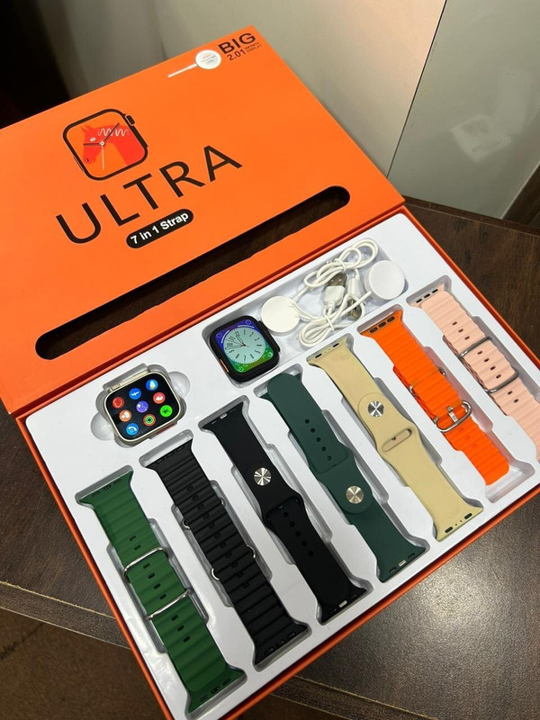 zdea Ultra 7 in1 Smart watch Smartwatch(Multicolor Strap, Free Size)