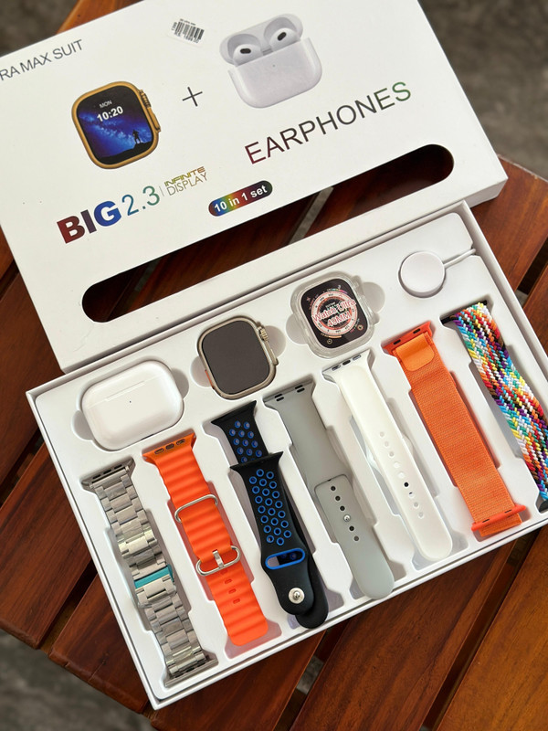 REPOINT Big Smart watch combo 10 in one Smartwatch(Multicolour Strap, 42)