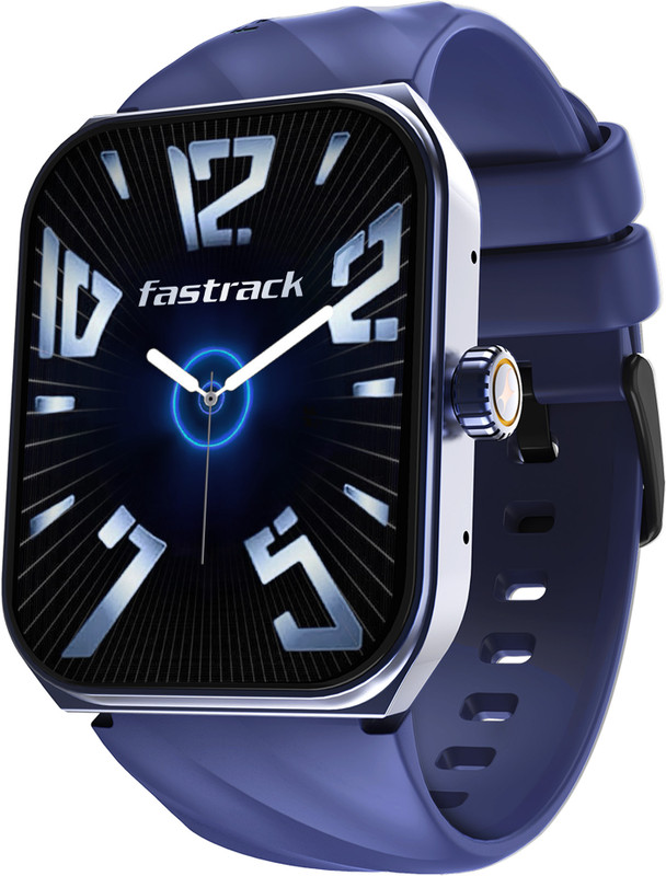 Fastrack Revoltt X2 with 1.91'' BT Calling|Rotating Crown|60 Hz Refresh Rate|Fast Charge Smartwatch(Green Strap, Free Size)