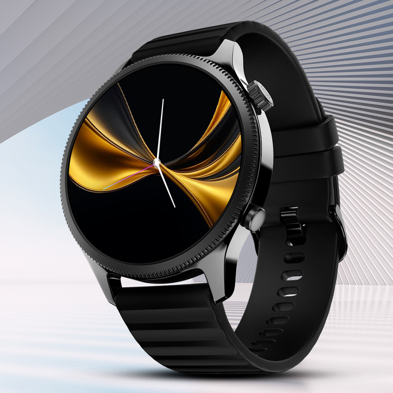 Noise Evolve 4 1.46 AMOLED Always On Display with Premium Design & Bluetooth Calling Smartwatch(Jet Black Strap, Regular)