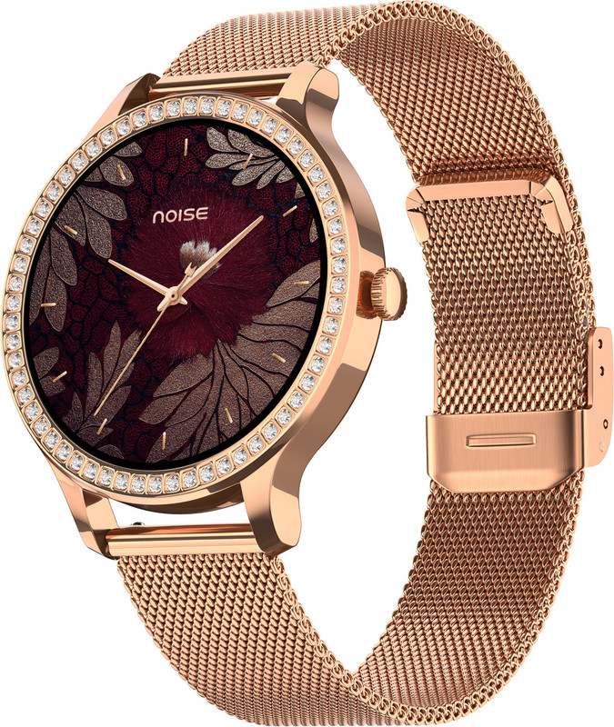 Noise Diva Araya Smartwatch(Iconic Rose Gold Strap, Regular)