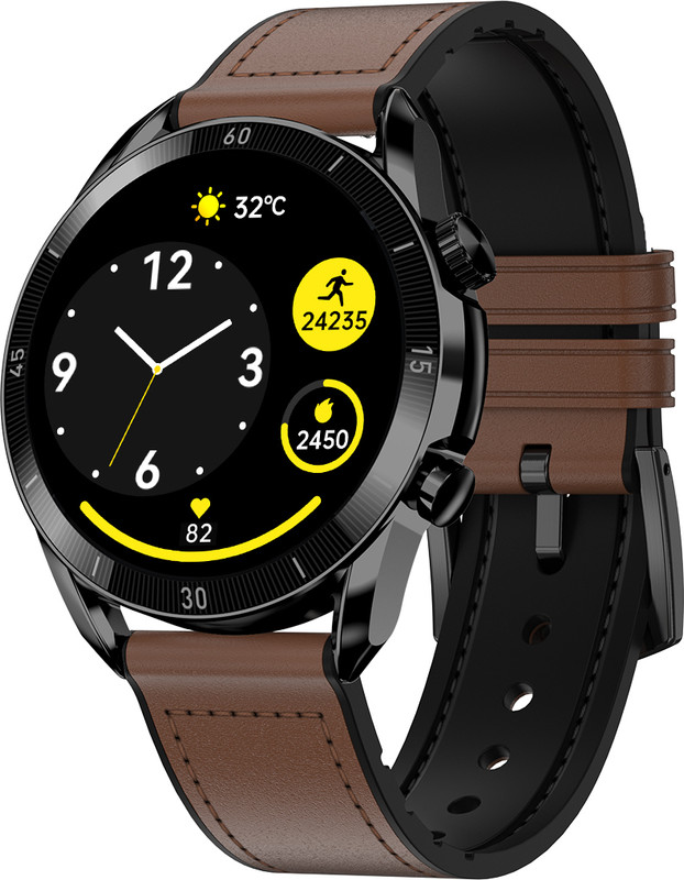 Fire-Boltt Legacy 36.3mm (1.43") AMOLED Display, Bluetooth Calling Wireless Charging Smartwatch(Silver Strap, 1.43)