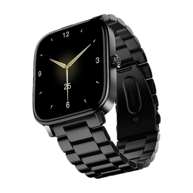 Noise Icon 2 Elite Edition 1.8'' Display with Metallic Body and Bluetooth Calling Smartwatch(Elite Black Strap, Regular) - 79% off at DetectaDeal