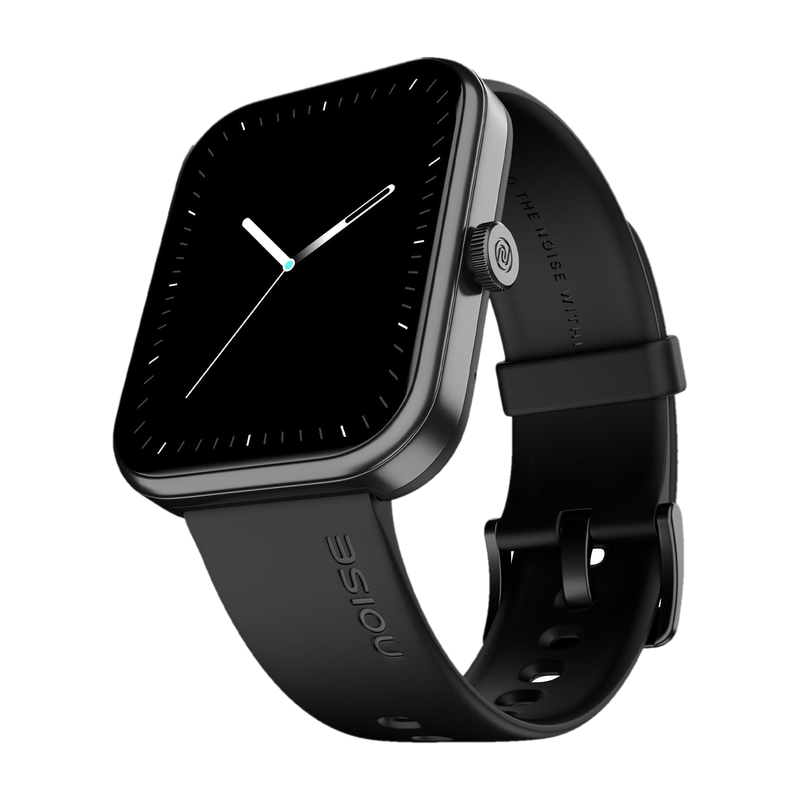 Noise Pulse 3 1.96'' Display, BT Calling, 100 Sports Modes, 150+ Watchfaces Smartwatch(Midnight Black Strap, Regular)