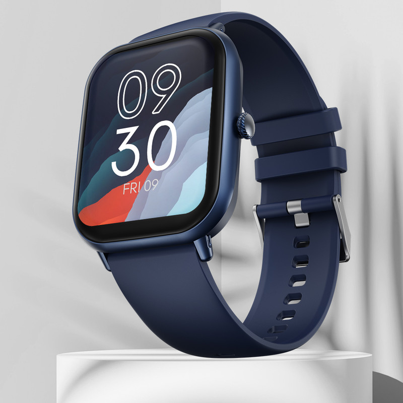 Fire-Boltt Hunter 51.1mm (2.01) HD Display Bluetooth Calling Single Chipset, Metal Body Smartwatch(Dark Blue Strap, Free Size)
