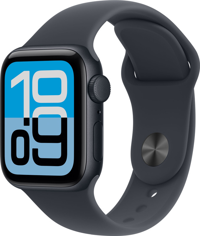 Apple Watch SE 3(2025) GPS 40mm Midnight Aluminium Case Midnight Sport Band - M/L(Midnight Strap, Medium/Large)