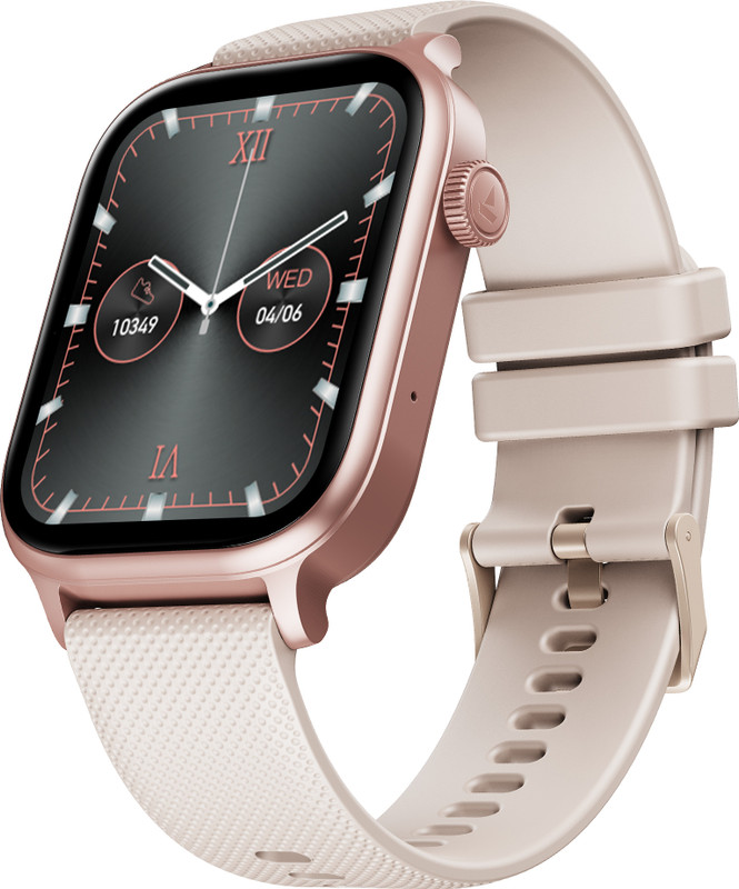 boAt Storm Infinity Plus, 20 Days BIG Battery, ASAP Charge, 1.96"(4.97 cm) HD Display Smartwatch(Cherry Blossom Strap, Free Size)