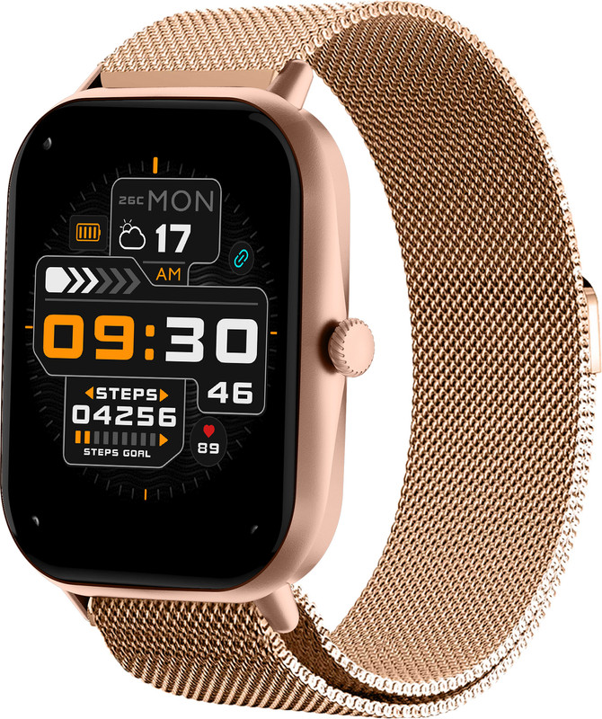 Fire-Boltt Hunter 51.1mm (2.01) HD Display Bluetooth Calling Single Chipset, Metal Body Smartwatch(Dark Blue Strap, Free Size)