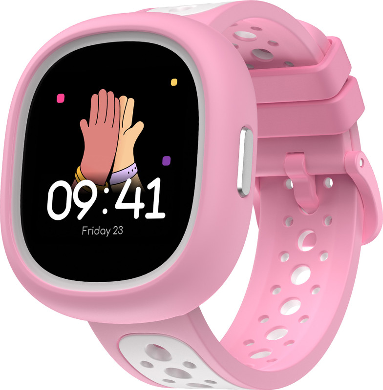 Noise Junior Champ 3 in-Built Learning Hub, Habit Builder, Exam & School Mode, Kids Smartwatch(Cotton Cloud Strap, Regular)