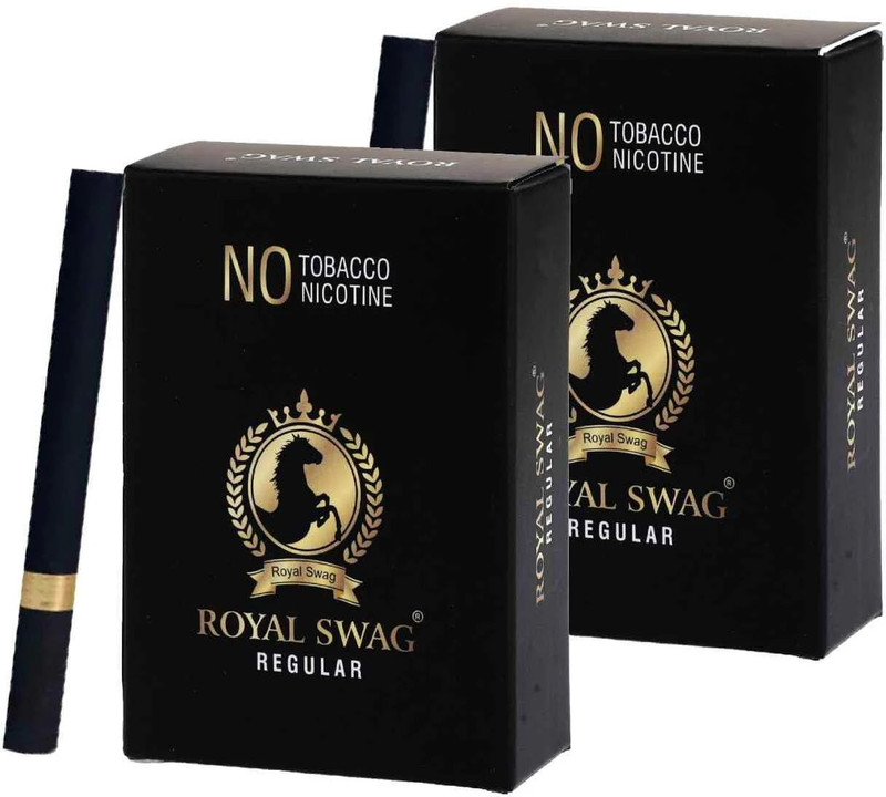 ROYAL SWAG Ayurvedic & Herbal Cigarette, Regular Flavour 20 Sticks - Helps in Quit Smoking Smoking Cessations(Pack of 20)