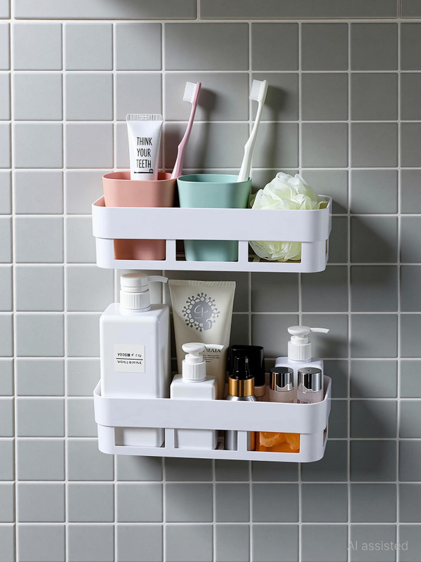 Vodzy soap case for bathroom(White)