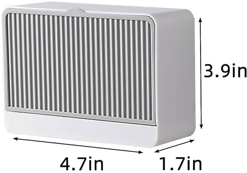 PLIRAXY Wall Mounted Soap Draining Box Single Door Soap Dish (PACK OF 1)(Multicolor)