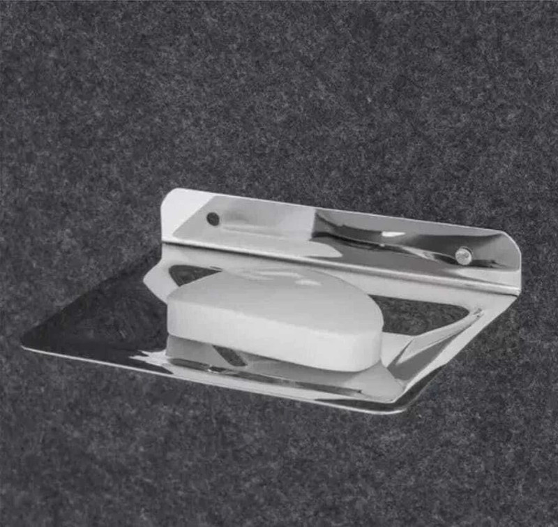 pizmo Premium Stainless Steel Soap Dish Soap Holder Soap Stand(STEEL)