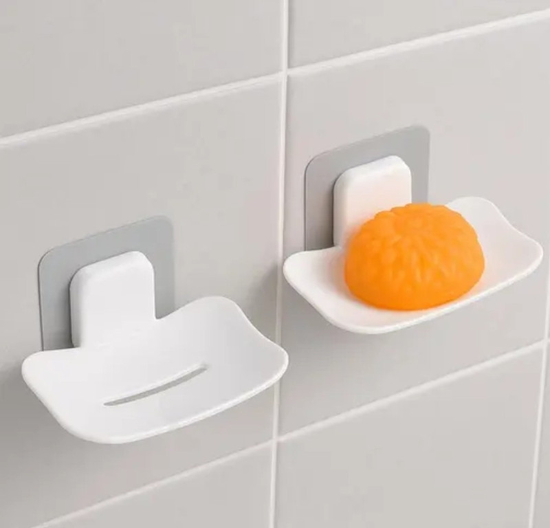 VINAYA Soap Holder Stand Wall Mounted(White)