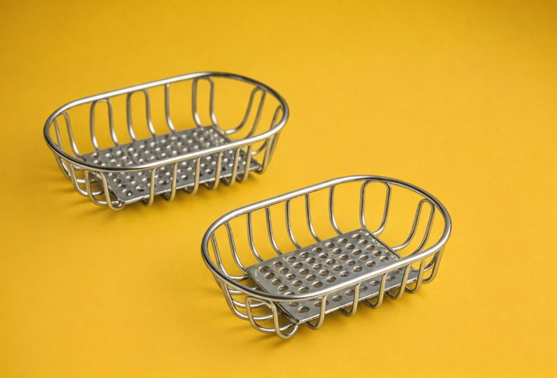 TANISKA Soap dish Stainless Steel(Silver)