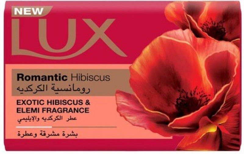 LUX Romantic Hibiscus Bar Soap 170g x 6 pic pack SAUDI ARABIA  (6 x 170 g)