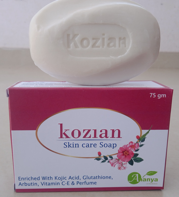 KOZIAN Skin care kojic acid glutathione arbutin vitamin C & E Anti Bacterial Soap(75 g)