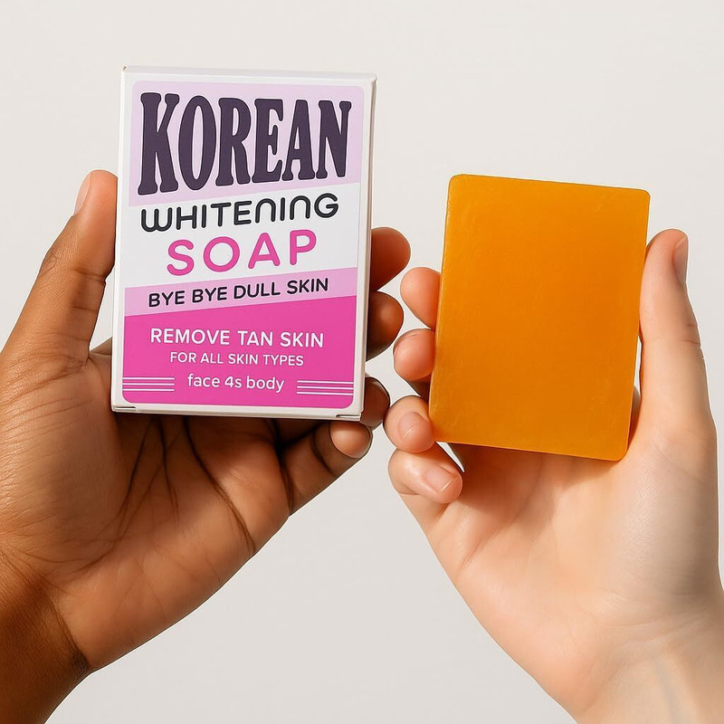 JEVONS Korean Whitening SoapBye Bye Dull Skin, Remove Tanning, Brightening Face(100 g)