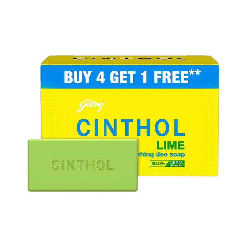 CINTHOL Lime Bath Soap(5 x 150 g)