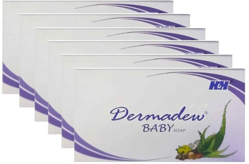 H&H DermadewH&H Baby Soap-75g(6 x 75 g)