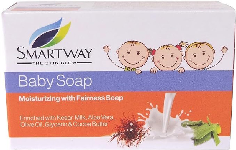 Smartway BABY SKIN CARES BABY MOISTURES SOAP 75GM, 6 PCS.(6 x 75 g)