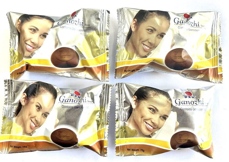 DXN Ganozhi Soap Pack of 4(4 x 75 g)