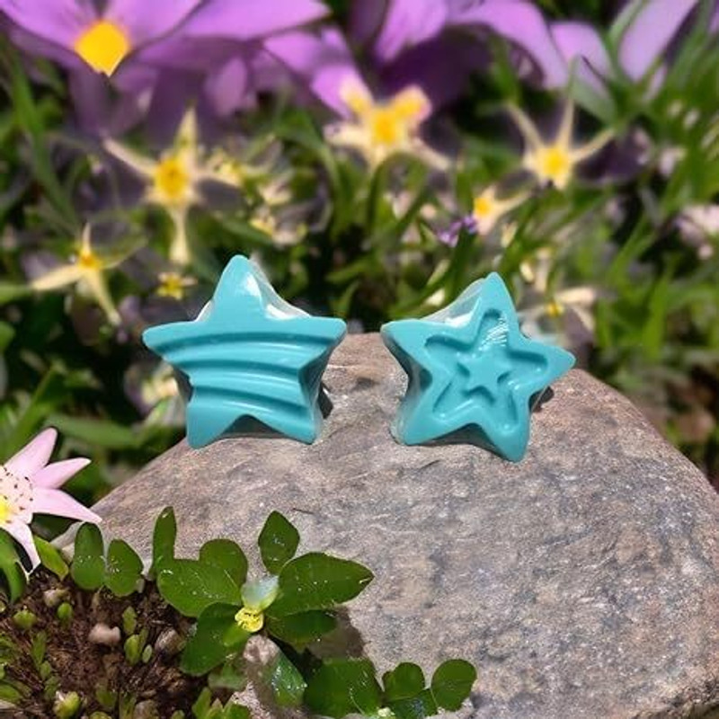 KWLAEY Handmade Star Shape Soaps For Kids with Natural Ingredients & Gentle Cleansing(2 x 60 g)