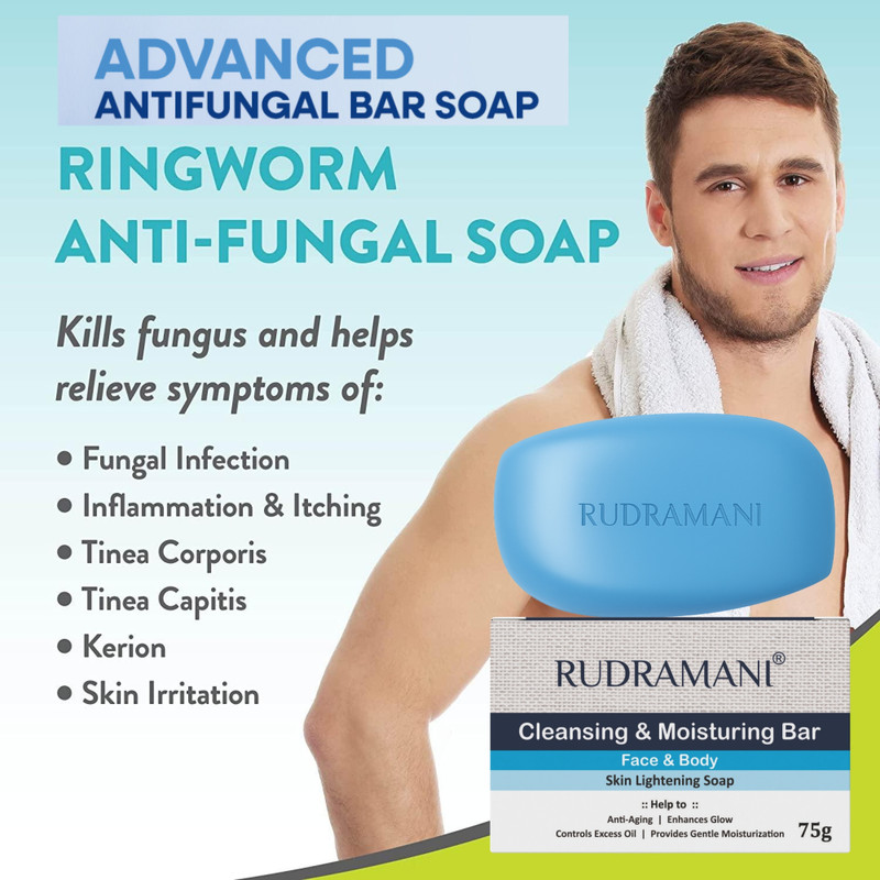 Rudramani Best Skin Anti Fungal & Anti Itching Soap Men & Women Pack of -1(75 g)