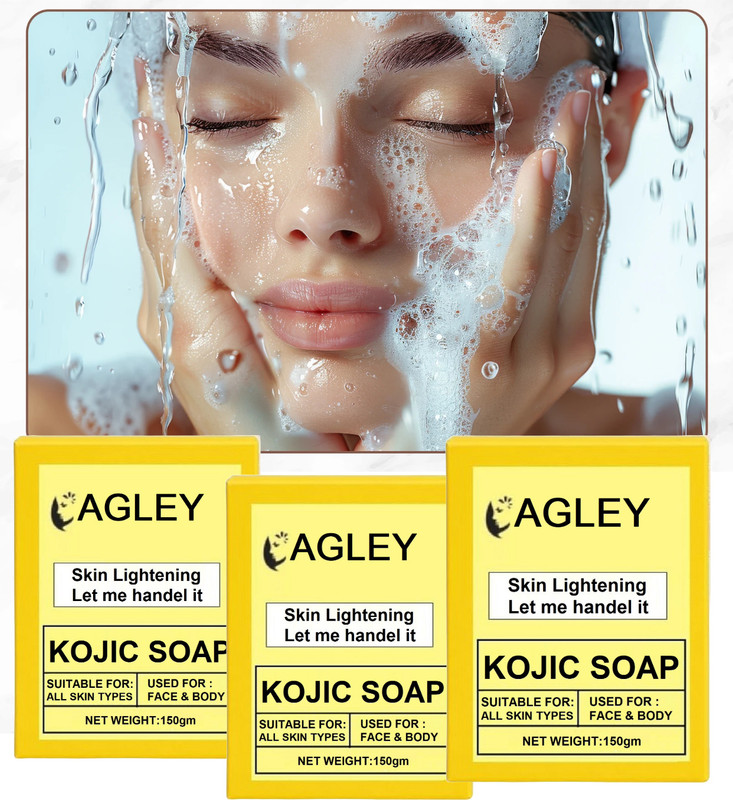 AGLEY Skin Brightening Soap with Kojic Acid Soap(450 g)