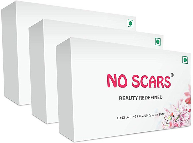 NO SCARS Beauty Soap For Clean and Moisturized Skin (Pack of 3)(3 x 150 g)