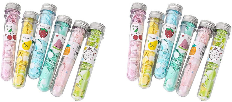 Samvardhan 12 Tube Bottles of Disposable Hand Wash Cleaning Paper Soap | Travel Soap(12 x 7.5 g)