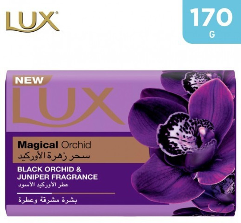 LUX Magical Orchid Bar Soap 170g X 6 PIC PACK SAUDI ARABIA (6 x 170 g)