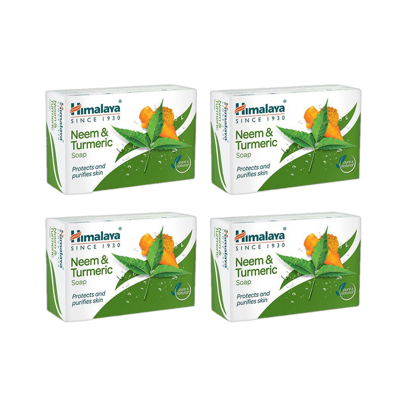 HIMALAYA Neem & Turmeric Soap(4 x 125 g)