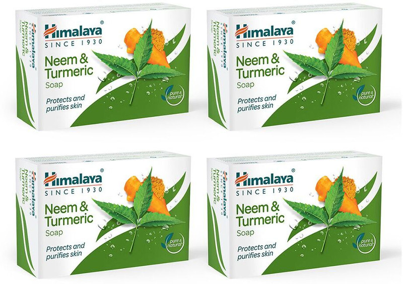 HIMALAYA Neem & Turmeric Soap(4 x 125 g)