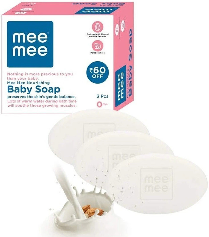 MeeMee NOURISHING BABY SOAP SET OF 3 S(225 g)