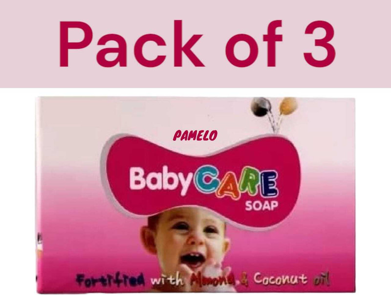 pamelo baby care soap used with coconut oil(3 x 75 g)