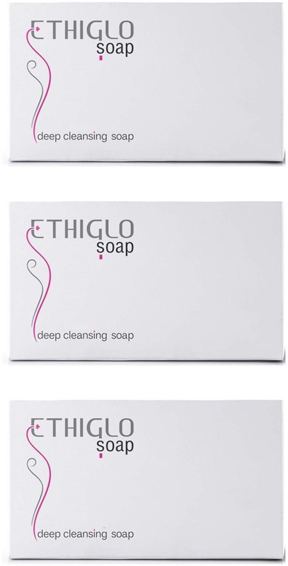 ETHIGLO Skin Lightening Soap with Kojic Acid, Glycolic Acid for radiant skin(2 x 75 g)