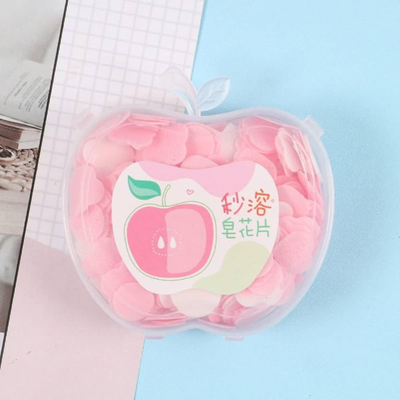 FRAILENO Mini Hand And Face Washing Paper Soap Box For Travel(10 g)