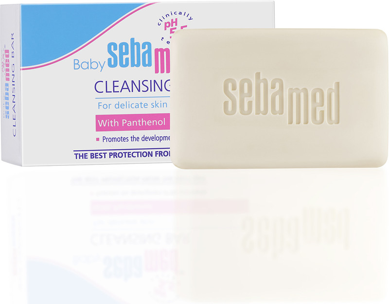 Sebamed Baby Cleansing Bar|pH 5.5 |Newborn bathing|Soap Free|Tear Free(150 g)