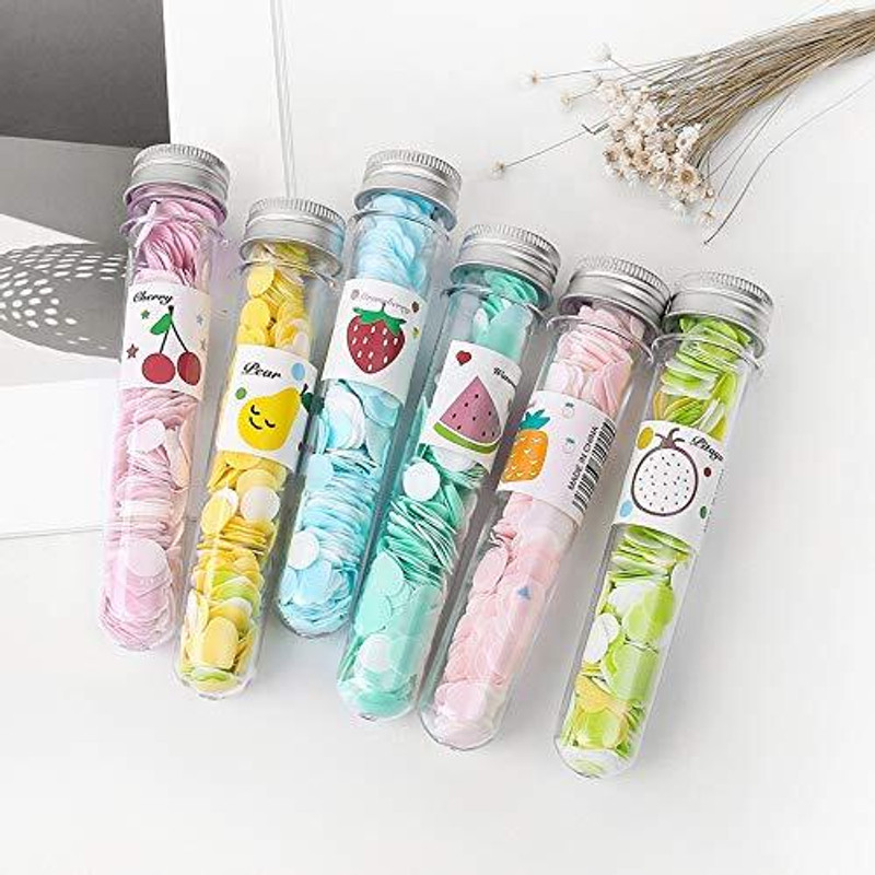 Samvardhan 6Pcs Travel Soft Paper Soap Flower Design Tube Shape Bottle (Random Colour)(6 x 41.67 g)