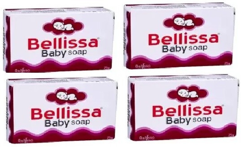 Bellissa Bellisa baby soap, pack of 4(300 g)