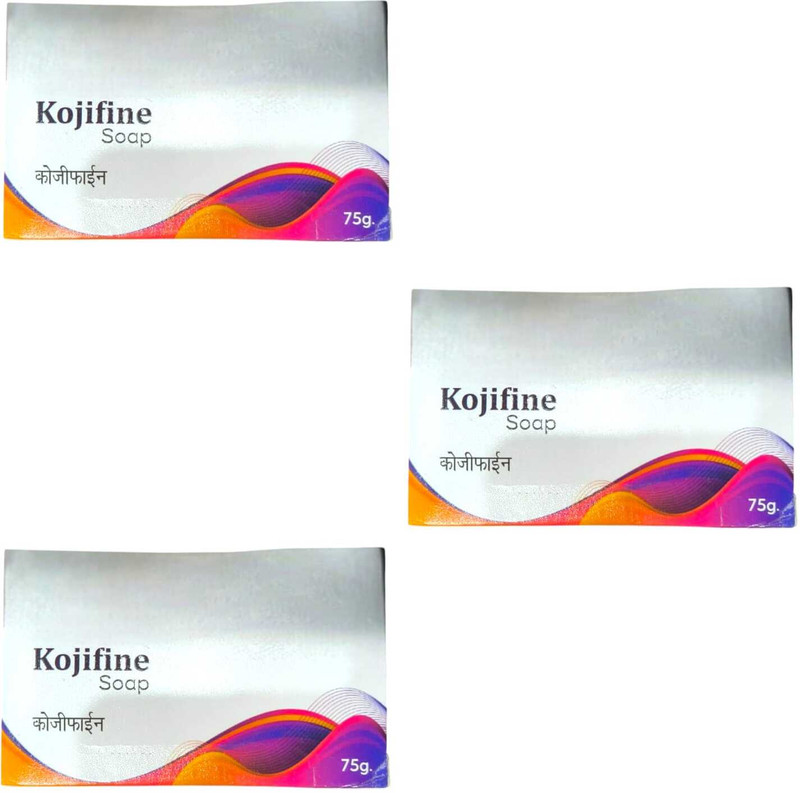 clowzac KOJIF-INE SOAP FOR CLEAN & GLOWING SKIN PACK OF(3 x 75 g)