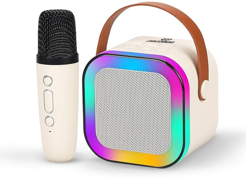 Amaflip Karaoke Mic with Speaker for Singing(Multicolor)
