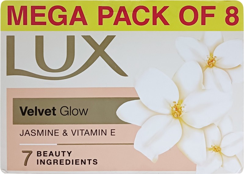 LUX Velvet Glow Jasmine and Vitamin E  (8 x 150 g)