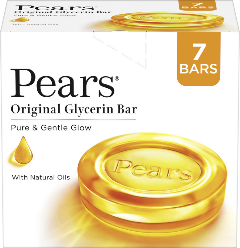Pears Pure & Gentle Bathing Soap Bar 125 g (Combo Pack of 7)(7 x 125 g)