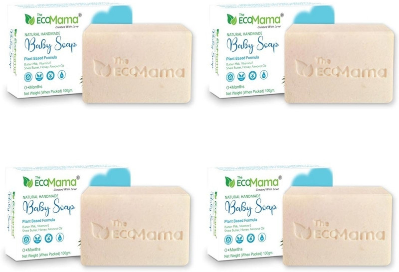 The Eco Mama BABY SOAP PACK OF 4(4 x 100 g)