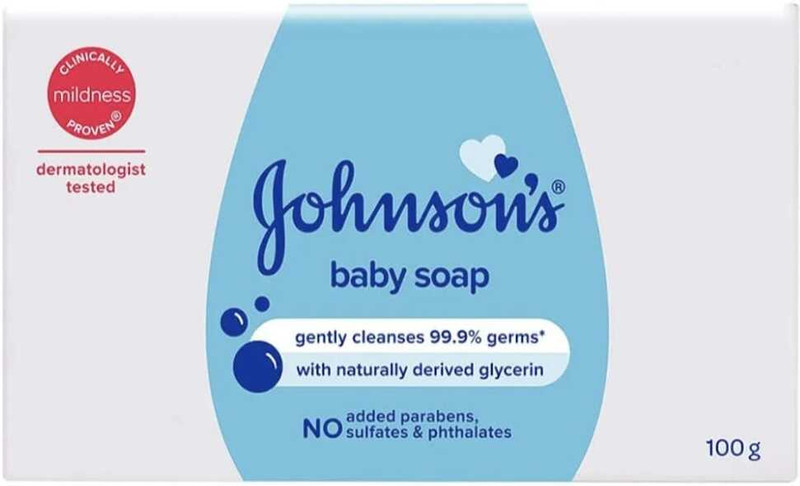 JOHNSON'S Baby Soap Naturally Protects Your Baby's Skin(100 g)