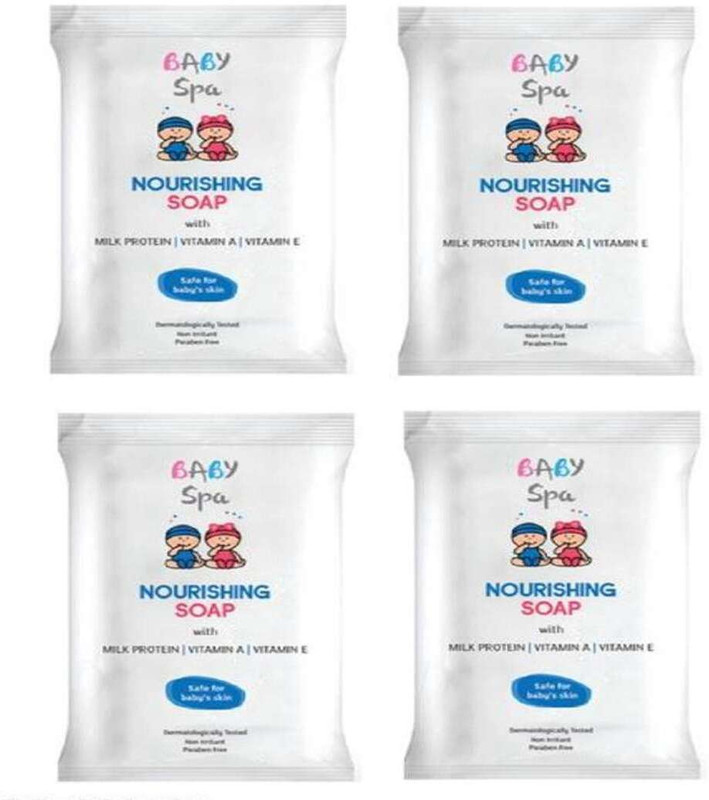 Modicare BABY SPA NOURISHING SOAP WITH MILKPROTEIN,VITAMIN A. 4X75G(4 x 0.07 g)